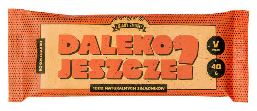 29435BATON BAKALIOWY Z KOKOSEM I KAKAO "DALEKO JESZCZE" BEZGLUTENOWY 40 g - ZMIANY ZMIANY-1
