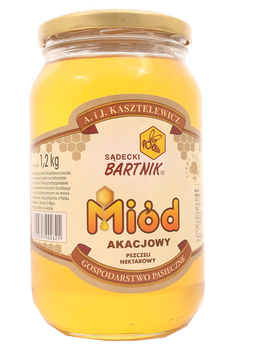 Miód akacjowy - Bartnik - 1200g