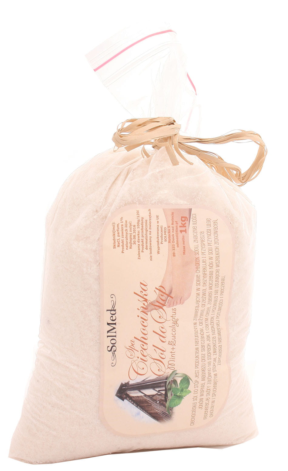 Ciechocińska sól do stóp - Sol Med - 1000g