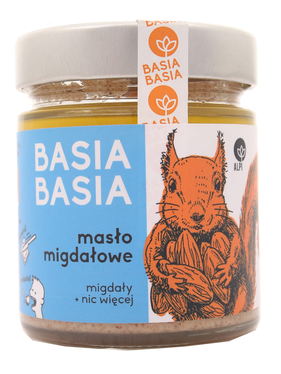 Masło migdałowe - Basia Basia - 195g