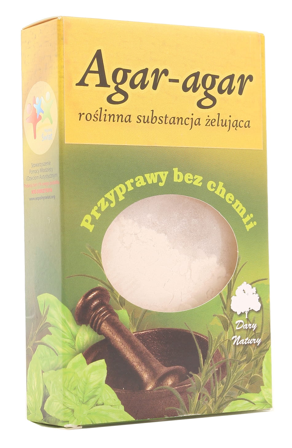 Agar Agar zagęstnik - Dary Natury - 30g