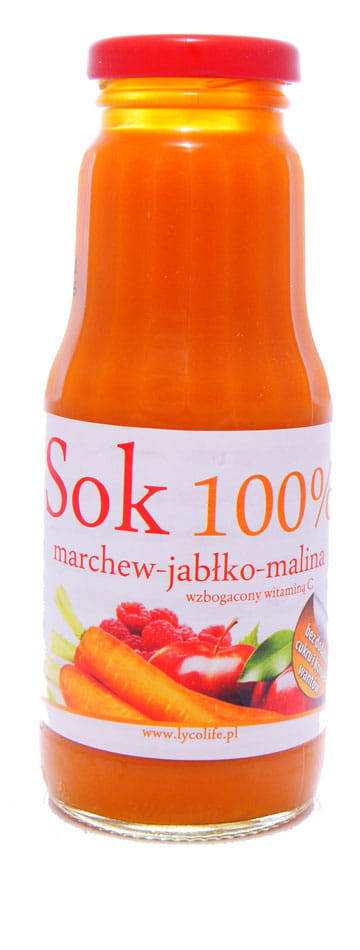 Sok marchew jabłko malina - Cinna - 300ml