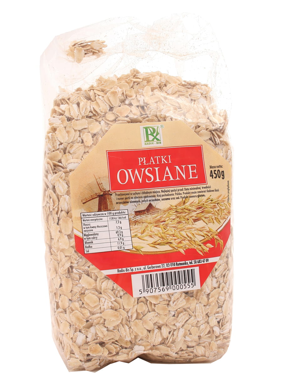 Płatki owsiane - Radix - 450g