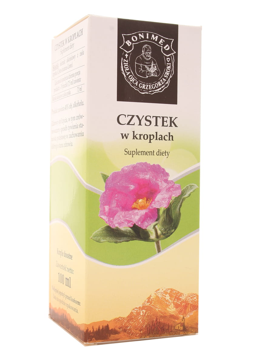Czystek w kroplach - Bonimed - 100ml